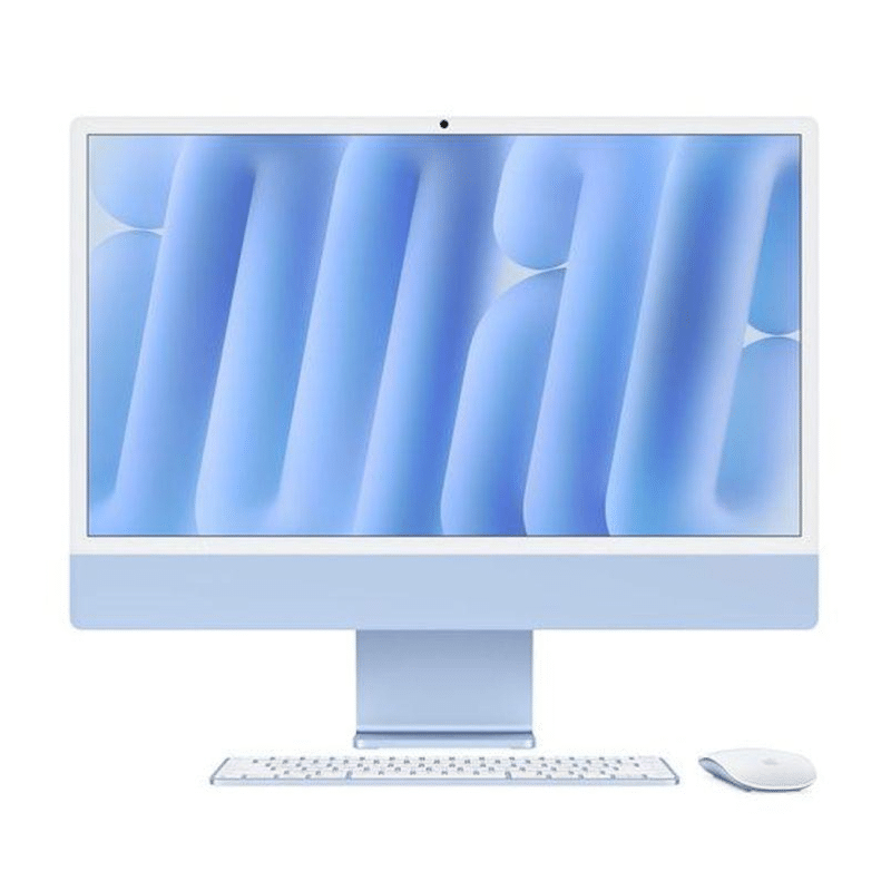 3063298-cb-25168_1 iMac 24″ Bleu – Écran Retina 4.5K, 16 Go de mémoire, 256 Go de stockage (MWV13) – Image 1