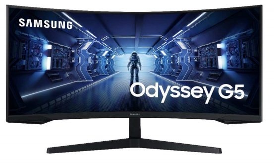 87361419_7947697575.jpg Moniteur Écran SAMSUNG 34″ GAMING incurvé G5 UW-QHD (LC34G55TWWMXZN) – Image 1