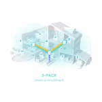 Système Mesh WiFi 6 TP-Link Deco X50 AX3000 3 packs (DECOX50_3-PACK) – Image 4