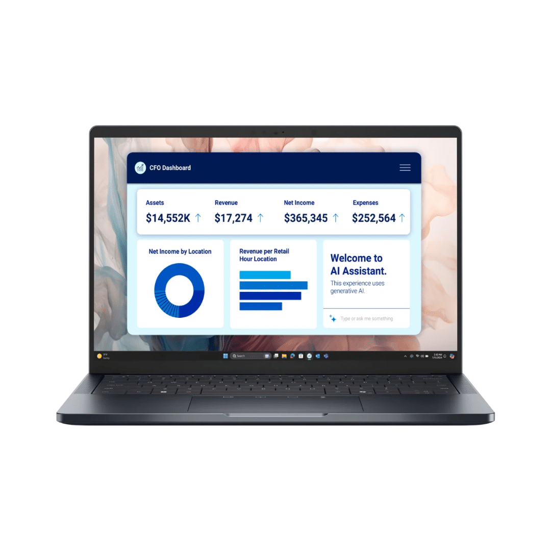 DP14PREM-U7-W Ordinateur portable Dell Pro 14 Premium PA14250 Ultra 7-266V 16 GO 512 GO SSD (DP14PREM-U7-W) – Image 1