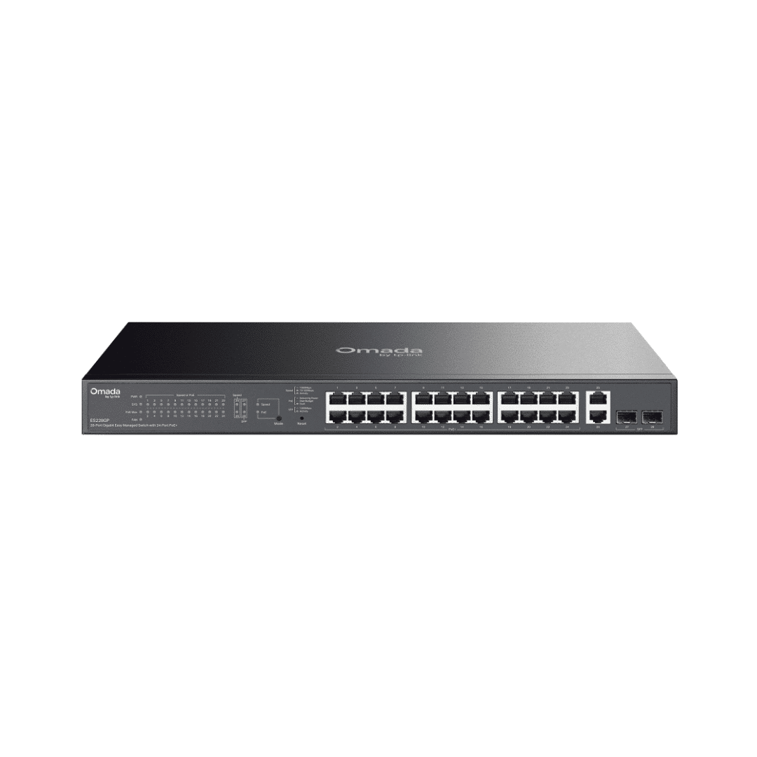 ES228GP Switch Gigabit Omada RG-ES228GS-P 28 Ports – 24 PoE+ / 2SFP 370W (ES228GP) – Image 1
