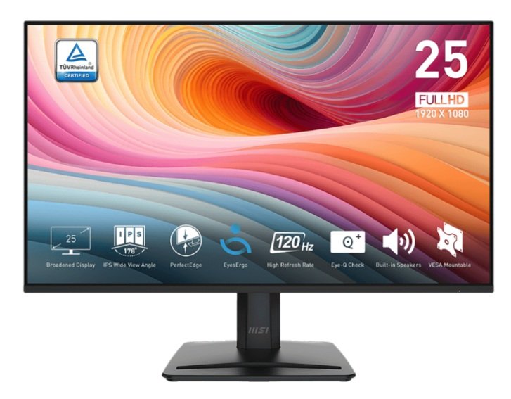 MP251-E2 Moniteur Écran 25″ Full HD MSI Pro MP251 E2 (9S6-3PD2CM-001) – Image 1