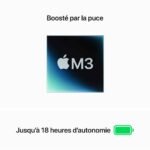Apple MacBook Air M3 13 pouces (2024) Minuit 16 Go/256 Go (MC8K4FN/A) – Image 3