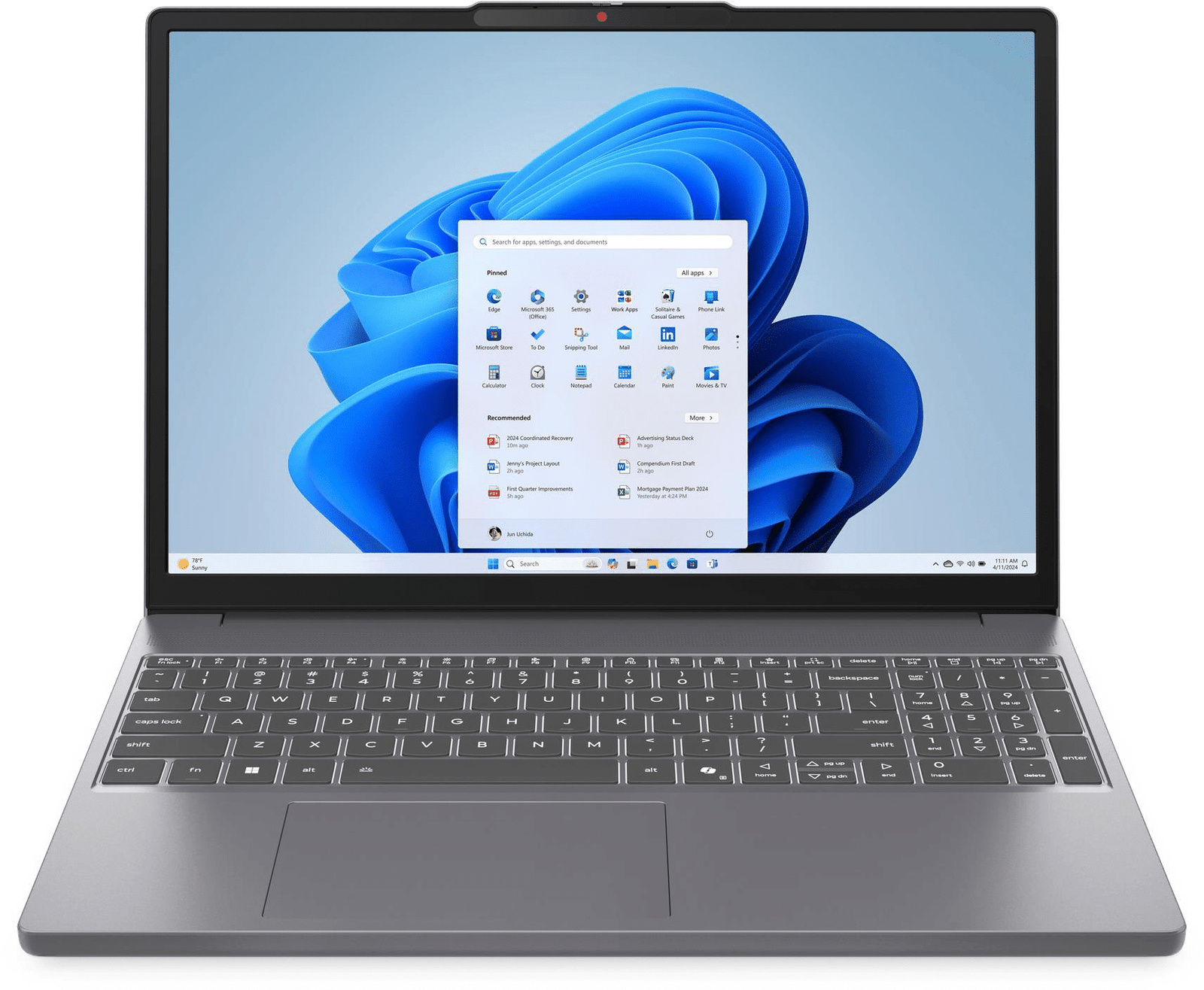 ordinateur-portable-lenovo-ideapad-slim-3-15irh10-83k100c0fe Ordinateur Portable Lenovo IdeaPad Slim 3 15IRH10 – i7 13th (83K100C0FE) – Image 1