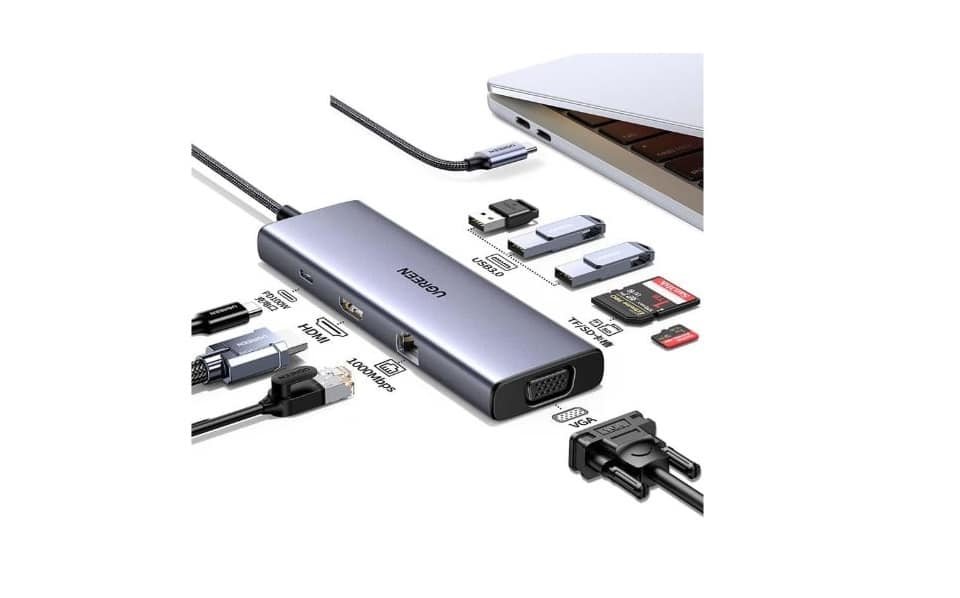 usb UGREEN STATION D’ACCUEIL USB-C 9 EN 1 (15600) – Image 1