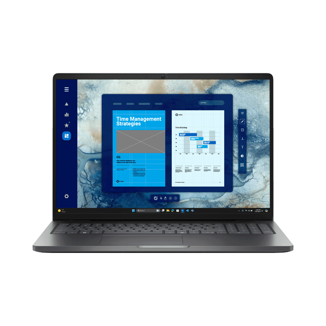 DP16-I5-W.png Ordinateur portable Dell Pro 16 PC16250 I5-120U 8GB DDR5 512GB SSD W11 (DP16-I5-W) - Image 1