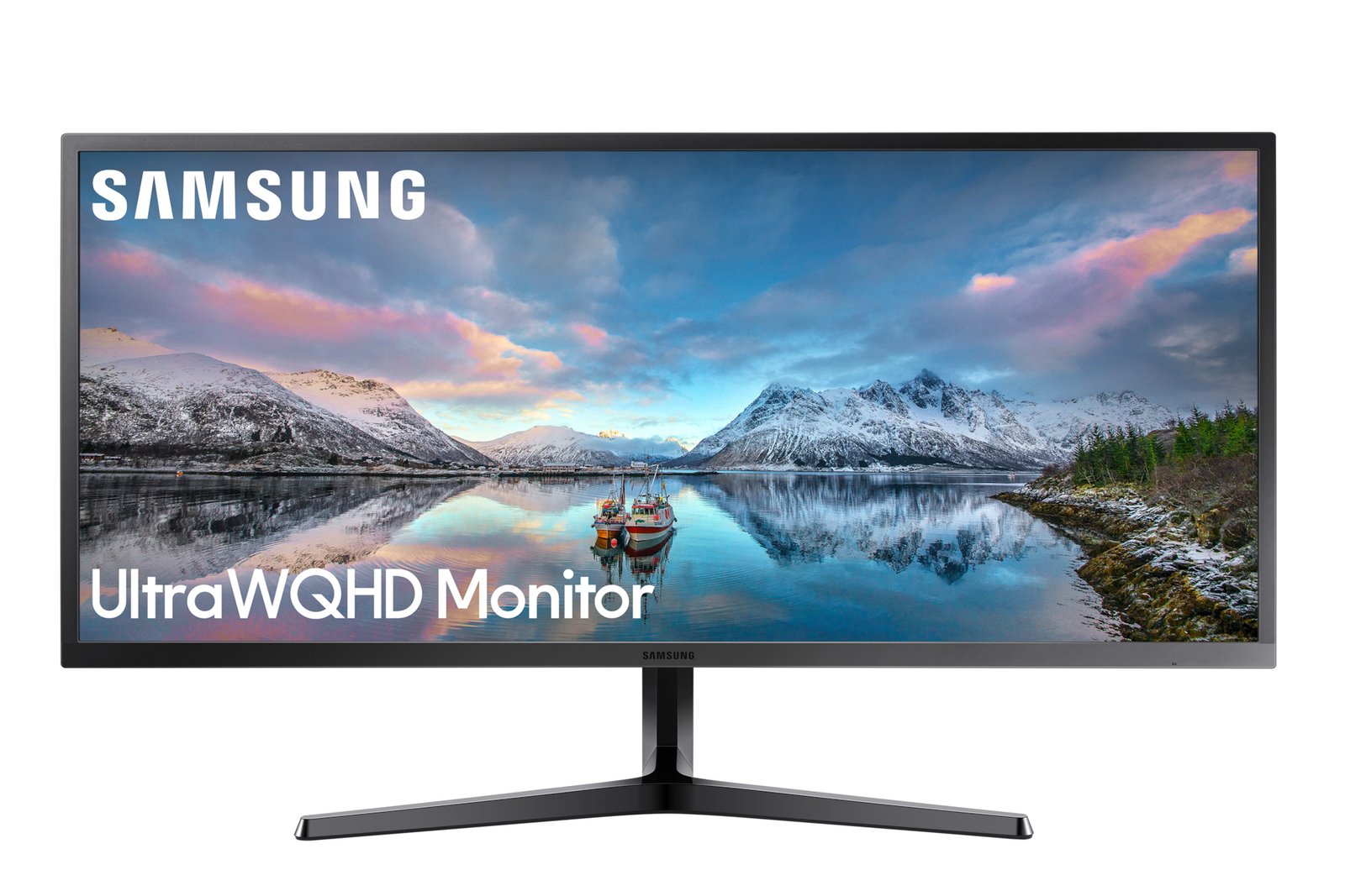 05c6d550c1712497cd4d3ed8bd18241bc2d96bf2.jpg Moniteur Écran SAMSUNG 34″ GAMING Plat Série 5 UW-QHD (LS34J550WQRXEN) - Image 1