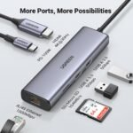 Ugreen USB-C Hub 7 en 1 avec HDMI 4K 60 Hz (90568) – Image 8