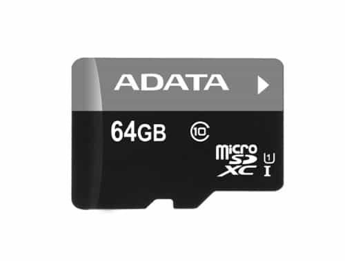 19279428-134-2.jpg MicroSDHC/SDXC Adata UHS-I 64 GO avec adaptateur class 10 (AUSDX64GUICL10-RA1) - Image 1