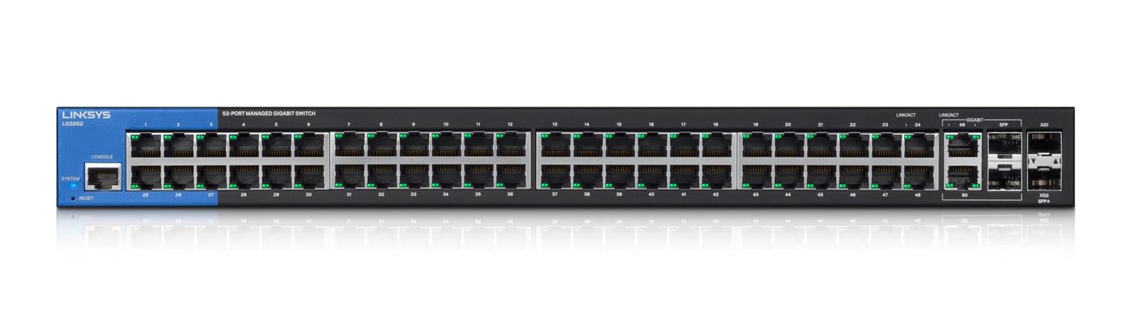 20797857_0833831588.jpg LINKSYS MANAGED SWITCHES48-PORT (2 SPF 10G) - Image 1