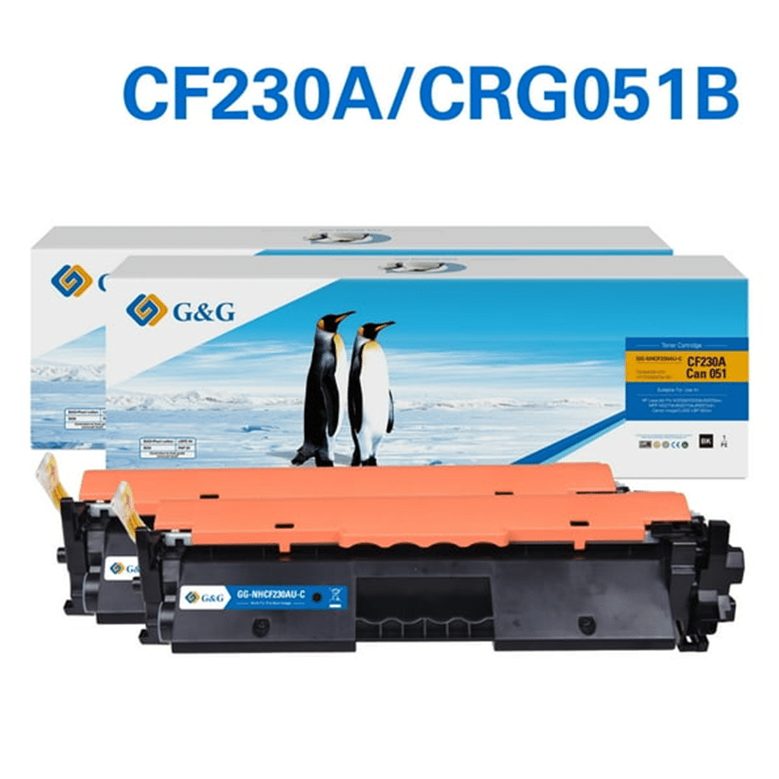 30A-BLACK-GG-LASERJET-TONER-CARTRIDGE.png Toner compatible G&G™ Penguin Premium Equivalent CF230A (HP 30A) - Image 1