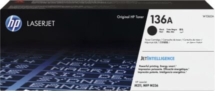 Cartouche de toner noir originale HP 136A LaserJet