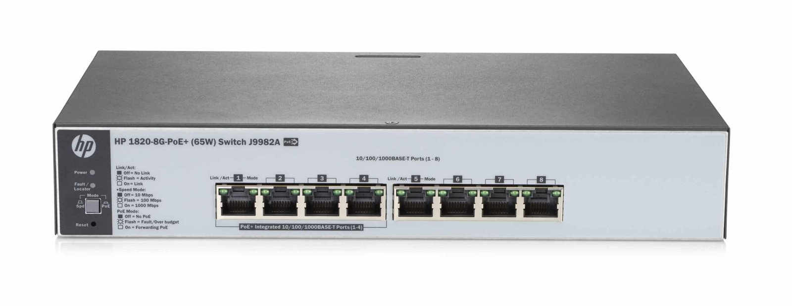 5f1e12dc53e38ef0cb9fbd1c1262bf16-scaled-1.jpg SWITCH HPE OFFICECONNECT 1820 8G POE+ 65 W SMART MANAGED - Image 1