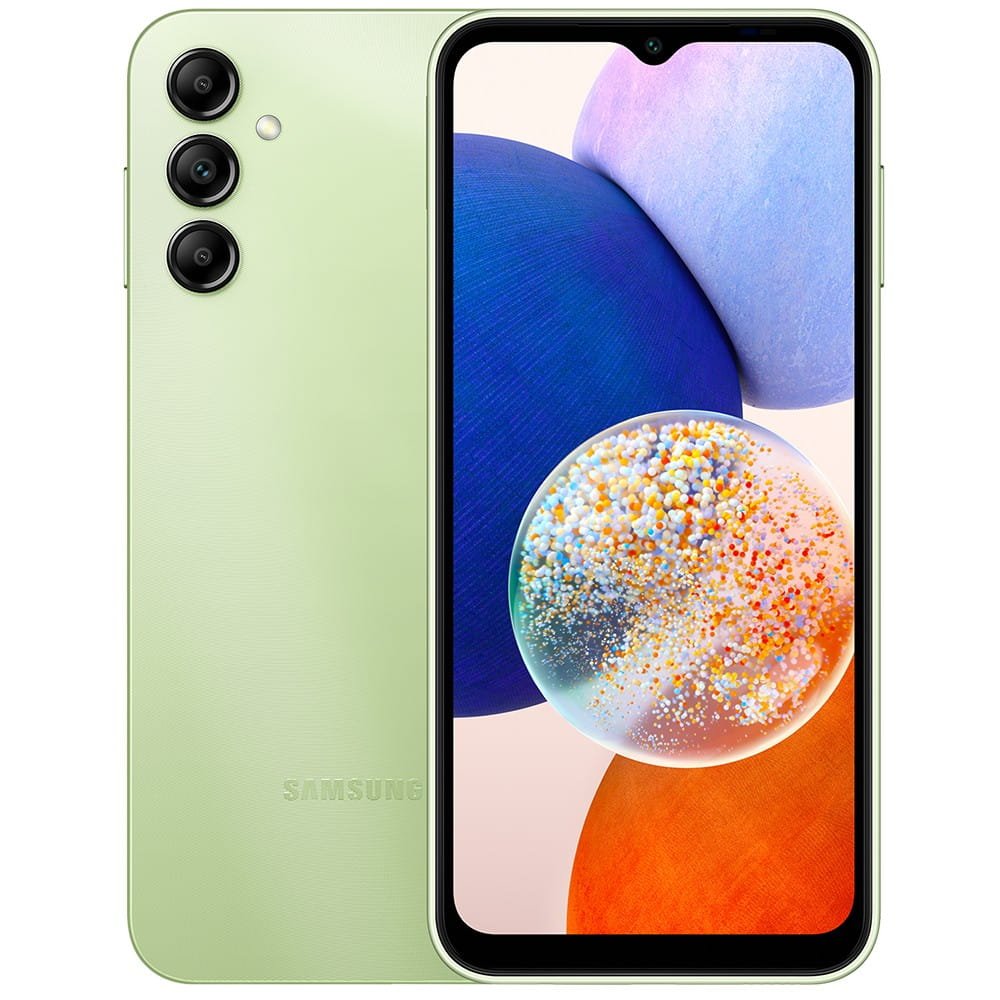 6518-177-SAMSUNG-GALAXY-A14-66-LIGHT-GREEN-SM-A145PLGGMWD.jpg SAMSUNG GALAXY A14 6,6″ LIGHT GREEN (SM-A145PLGGMWD) - Image 1