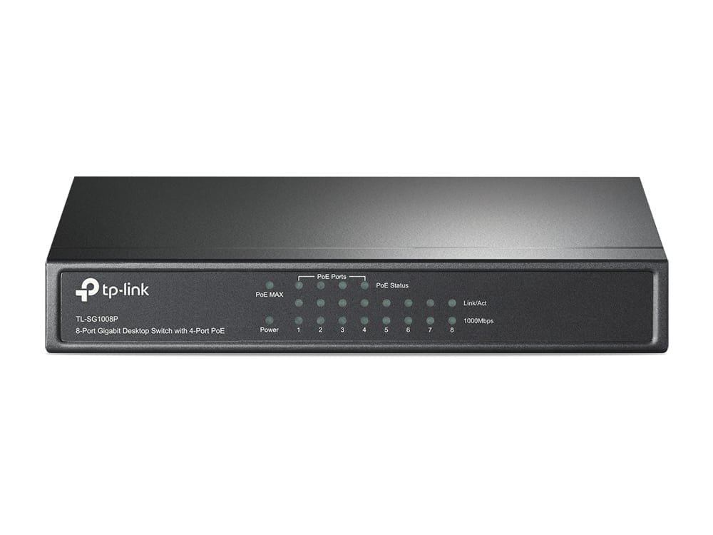 79344080_6080812133.jpg SWITCH TP-LINK 8 ports Gigabit – 4 Ports PoE - Image 1