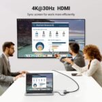 Ugreen USB-C Hub 7 en 1 avec HDMI 4K 60 Hz (90568) – Image 3