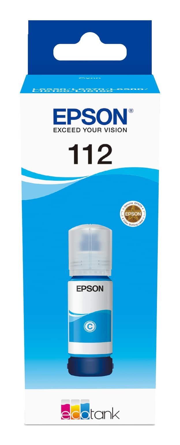 8b75d747d286c23930fd73f4d8423813be612c5e-2.jpg Bouteille d’encre Epson EcoTank 112 – Cyan (C13T06C24A) - Image 1
