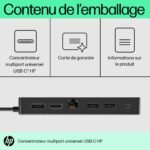 Concentrateur multiport USB-C universel HP (50H98AA) – Image 4