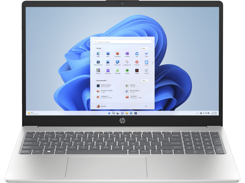 A76C2EA Ordinateur portable HP 15-fc0003nk (845B6EA) – Image 1