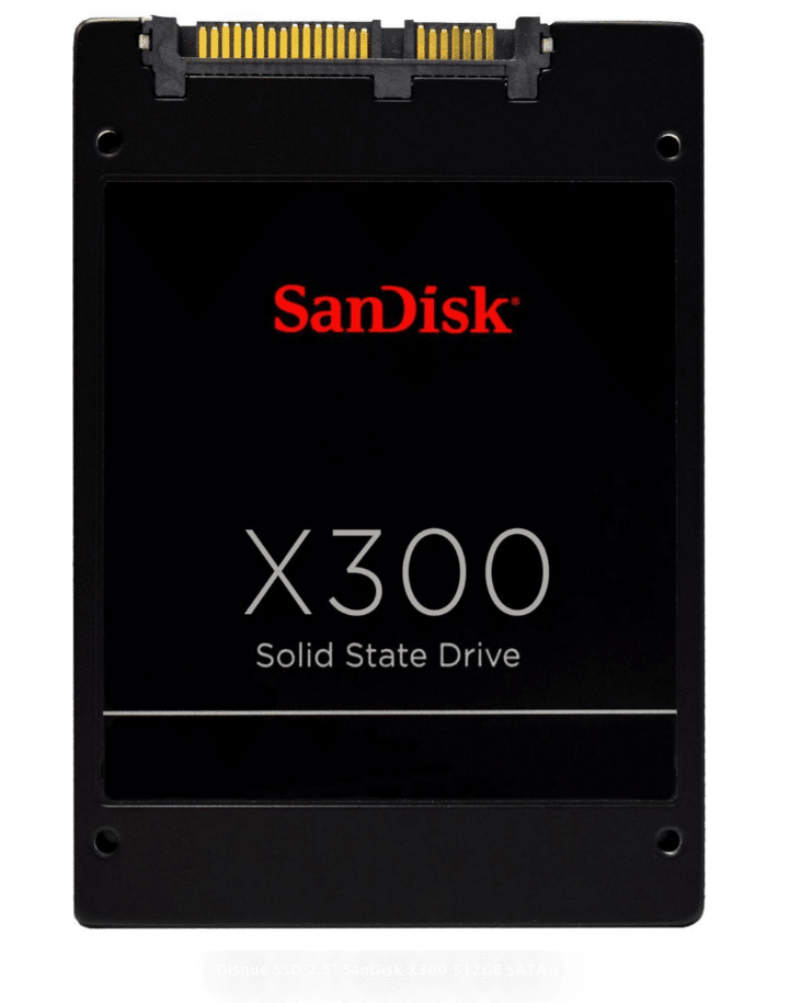 Capture-decran-2025-07-02-100651.png Disque SSD 2.5″ SanDisk X300 512GB SATA 3 (8SSD7SB7S512G) - Image 1