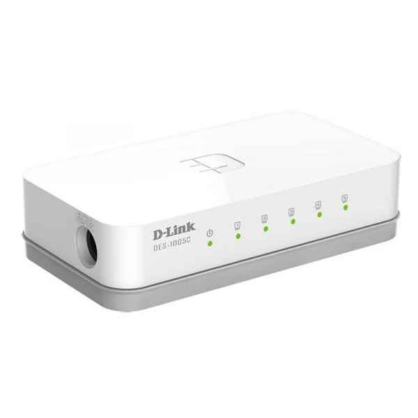 DES-1005C_SSS.jpg SWITCH DLINK UNMANAGED 8 PORTS 10/100 MBPS DES-1005C/E - Image 1