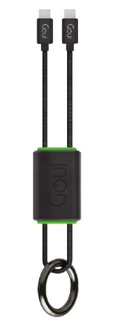G-NTCC15-KC-K.jpg Câble Porte-Clés – Goui Lock USB Type C-C Cable Key Chain (27 cm) (G-NTCC15-KC-K) - Image 1