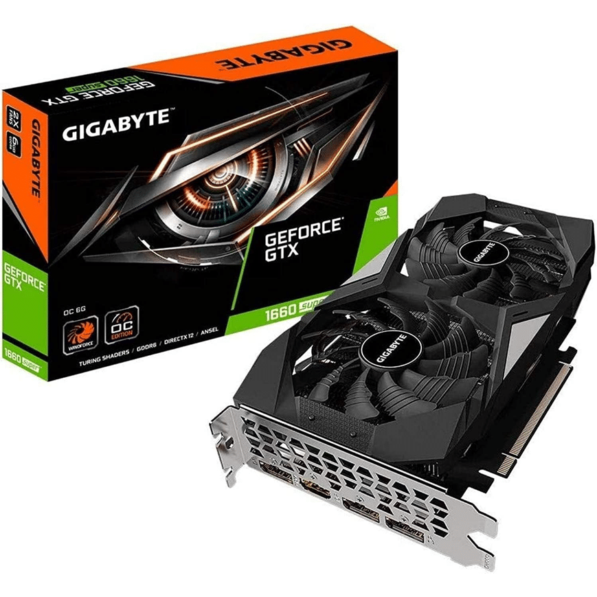 GIGABYTE VGA GTX1660S OC6G GV (1) Carte graphique Ggabyte VGA Nvidia GeForce® GTX 1660 OC 6G (GIGABYTEVGA) – Image 1
