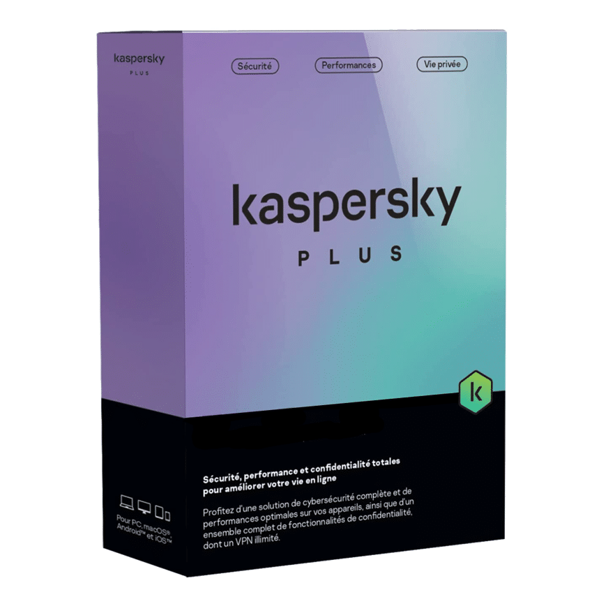 KASPERSKY-PLUS-10PC-1AN.png Kaspersky Plus (équivalent à Internet Security) – 10 Postes / 1 an (KL10428BKFS-MAGFFP) - Image 1