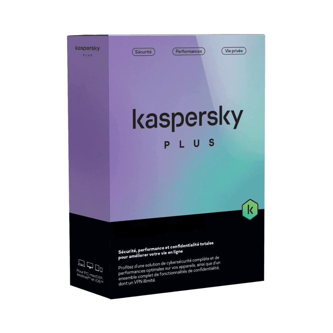 KL10428BKFS-25FFP_MA.png KASPERSKY PLUS Antivirus 10 Postes / 1 an (KL10428BKFS-25FFP_MA) - Image 1