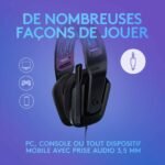Logitech G335 – Casque Avec Fil Gamer Noir (981-000978) – Image 4