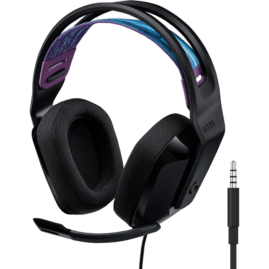LOGITECH G335 WIRED GAMING HEADSET Logitech G335 – Casque Avec Fil Gamer Noir (981-000978) – Image 1