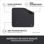 Tapis de souris Logitech Série Studio – Graphite (956-000049) – Image 4