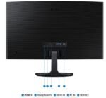 Moniteur Écran 24″ incurvé Full HD Samsung Essential S3 S36GD (LS24D360GAUXEN) - Image 2