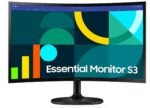 Moniteur Écran 24″ incurvé Full HD Samsung Essential S3 S36GD (LS24D360GAUXEN)