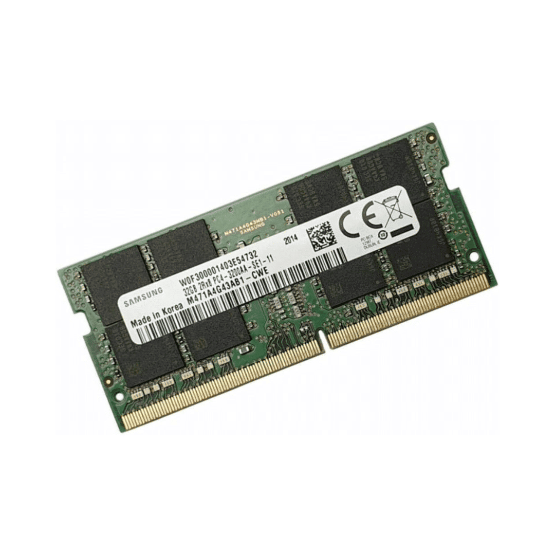 M471A4C43AB1-CWE.png Samsung Module de Mémoire M471A2G43AB2-CWE 32GB DDR4 3200MHz SODIMM - Image 1