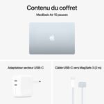 Apple MacBook Air M4 15 pouces (2025) Bleu ciel 16Go/512 Go (MC7C4FN/A) - Image 4