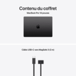 Apple MacBook Pro M5 14″ Noir sidéral 16Go 1To SSD (MDE14FN/A) - Image 5