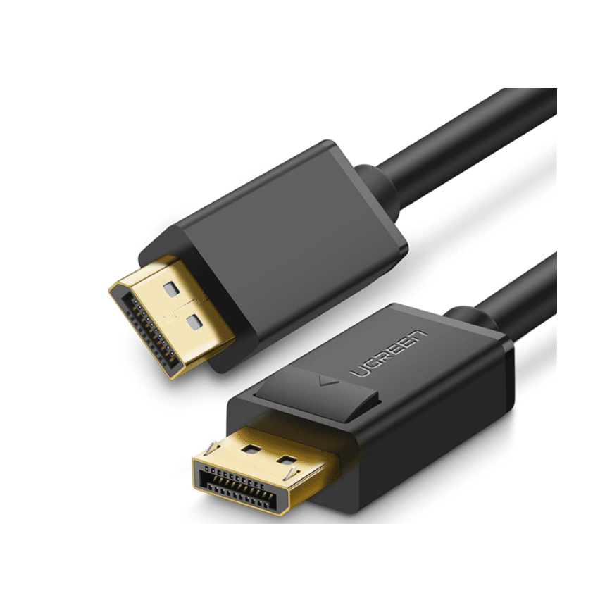 UGREEN CABLE DP 1.2 MALE TO MALE 1M (1) Câble Ugreen DisplayPort 1.2 Mâle vers Mâle – 1 mètre (10244) – Image 1