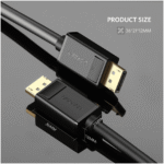 Câble Ugreen DisplayPort 1.2 Mâle vers Mâle – 1 mètre (10244) – Image 3