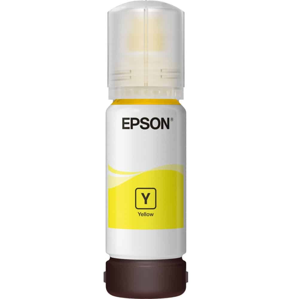 bouteille-d-encre-epson-ecotank-101-jaune-c13t03v44a Epson 101 Jaune – Bouteille d’encre Epson EcoTank d’origine (C13T03V44A) – Image 1