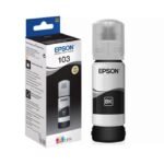 Epson 103 Noir – Bouteille d’encre Epson EcoTank d’origine (C13T00S14A)