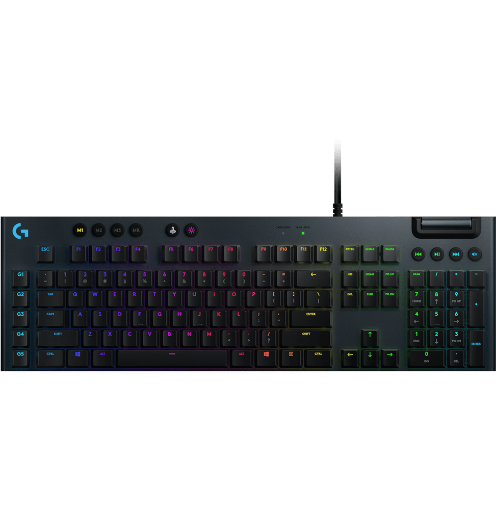 clavier-gaming-mecanique-logitech-g815-rvb-lightsync-920-008986.png Logitech G815 – Clavier gaming mécanique RVB LIGHTSYNC – Tactile Version (920-008986) - Image 1