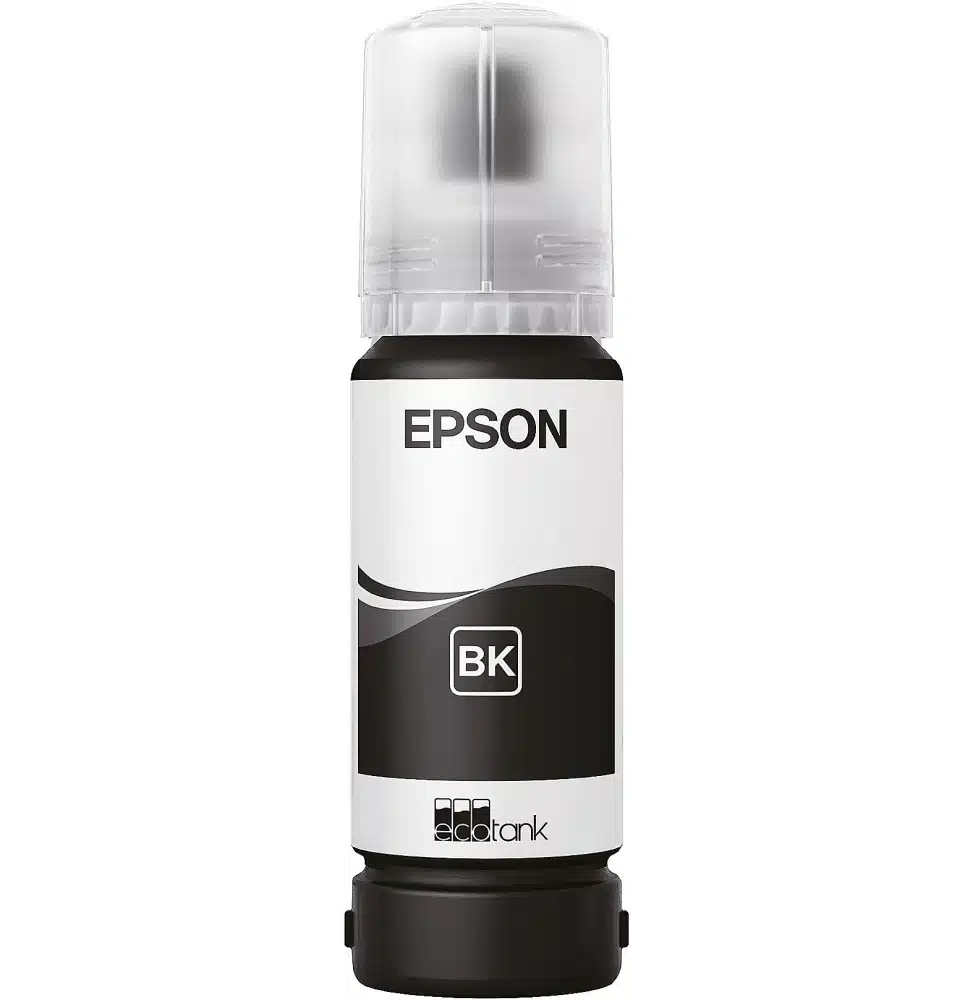 epson-108-noir-bouteille-dencre-epson-ecotank-dorigine-c13t09c14a Epson 108 Noir – Bouteille d’encre Epson EcoTank d’origine (C13T09C14A) – Image 1