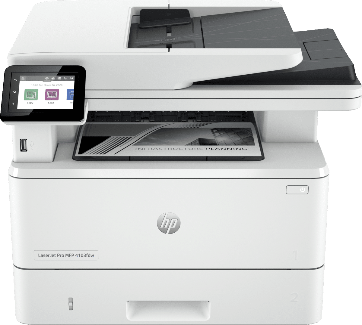 joutech-imprimante-multifonction-hp-laserjet-pro-4103fdw-2z629a.png Imprimante Multifonction HP LaserJet Pro 4103fdw (2Z629A) - Image 1