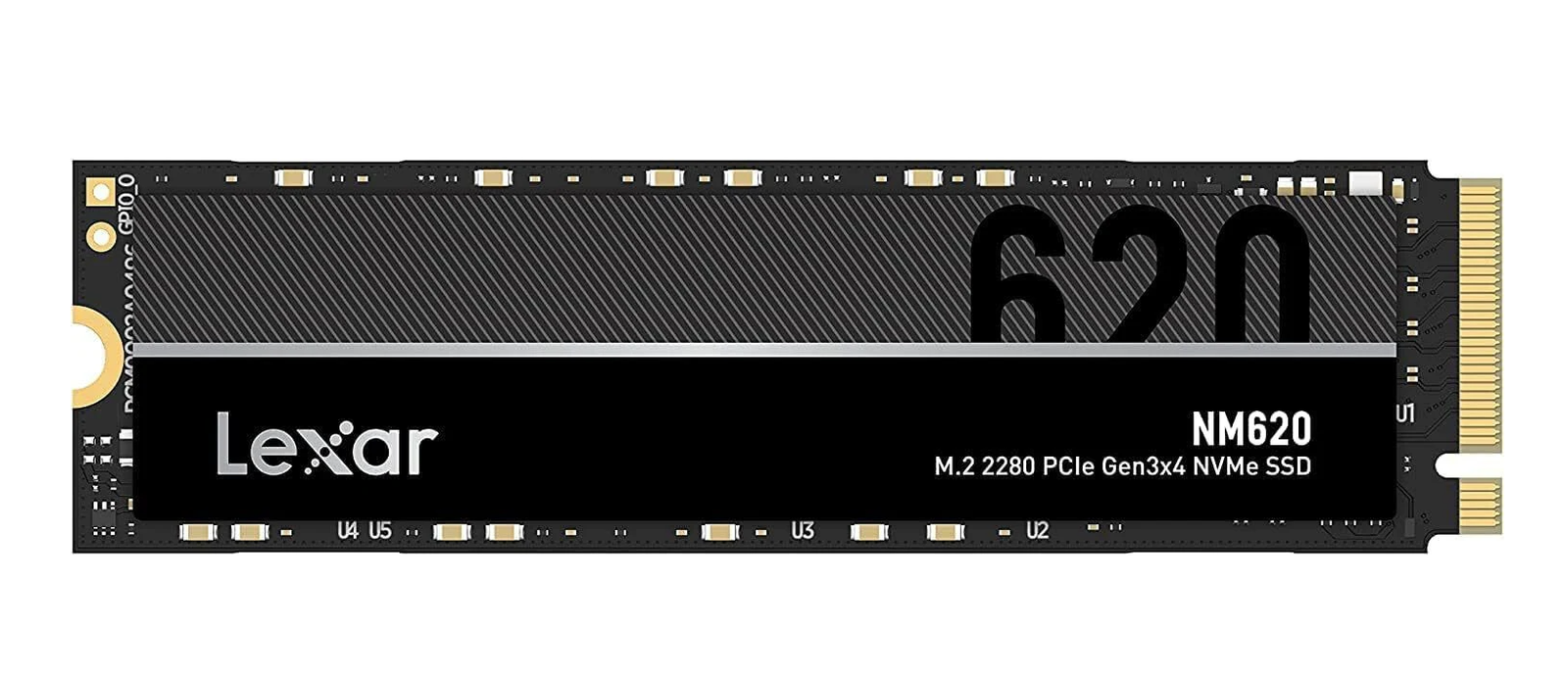 ssd Disque Dur interne SSD Lexar NM620 M.2 2280 PCle Gen3 x4 NVMe 512 Go (LNM620X512G-RNNNG) – Image 1