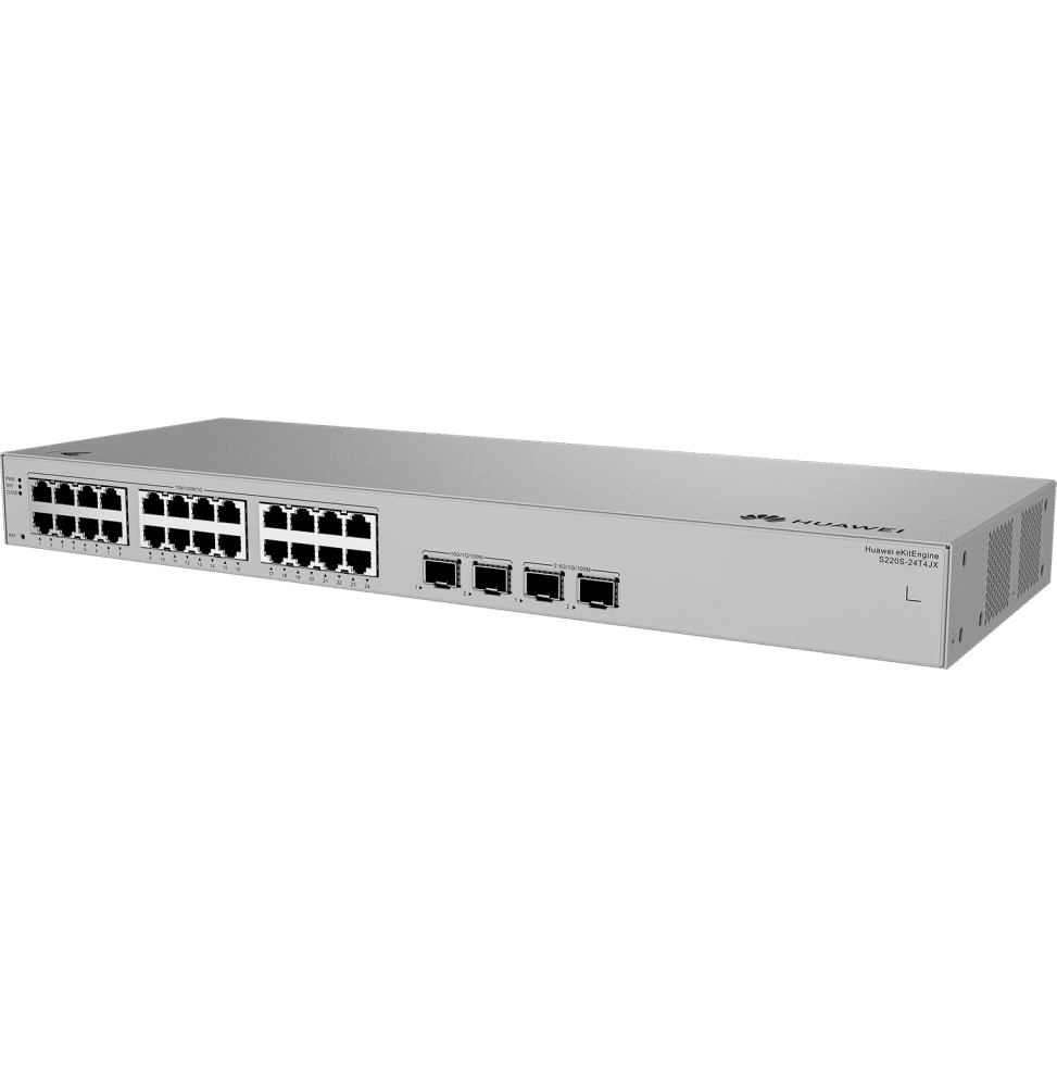 switch-huawei-ekitengine-s220s-24t4jx-24-ports-98012504-2 Switch Huawei eKitEngine S220S-24T4JX 24 Ports (98012504) – Image 1