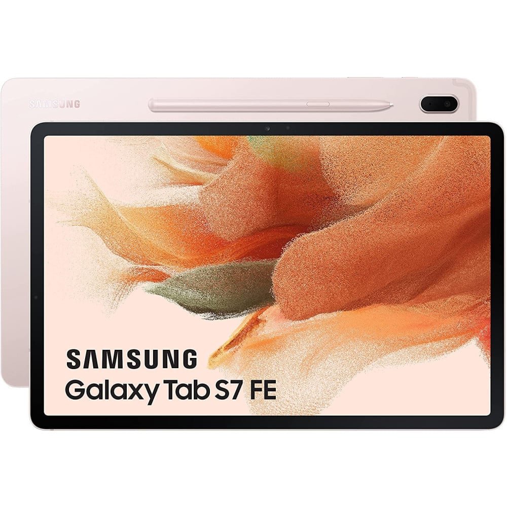 tablette-samsung-galaxy-tab-s7-fe-6g-128gb-rose-mystique-.jpg Tablette Samsung Galaxy Tab S7 FE – Rose Mystique (SM-T735NLIEMWD) - Image 1