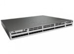 Switch Cisco Catalyst 3850 24 ports SFP+ 10 Gigabit Fibre, Layer 3 IP Base, Double Alimentation – Réf. WS-C3850-24XS-S – Image 2