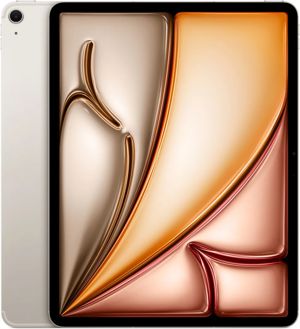 apple-ipad-air-13-pouces-m3-wi-fi-cellular-128-go-lumiere-stellaire-mh9f4qa-a Apple iPad Air 13 pouces (M3) Wi-Fi + Cellular 128 Go – Image 1